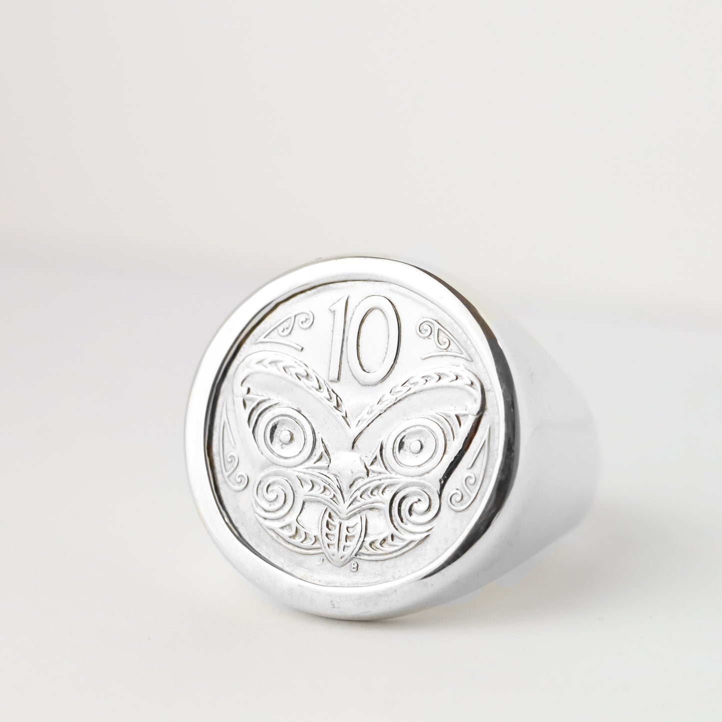Sterling Silver 10 Cent Coin Ring