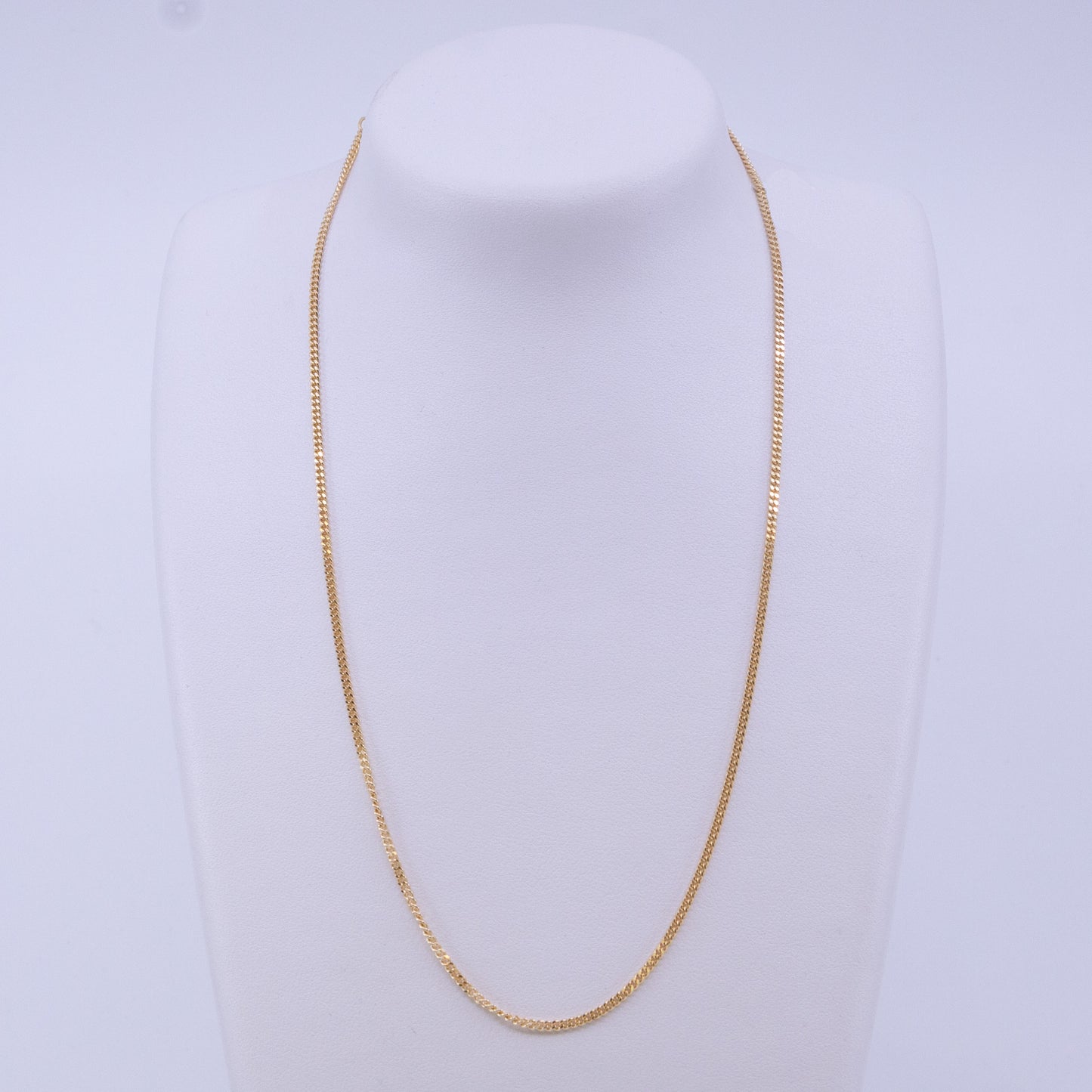 9ct 51cm Yellow Gold Curb Link Chain 61 Gauge