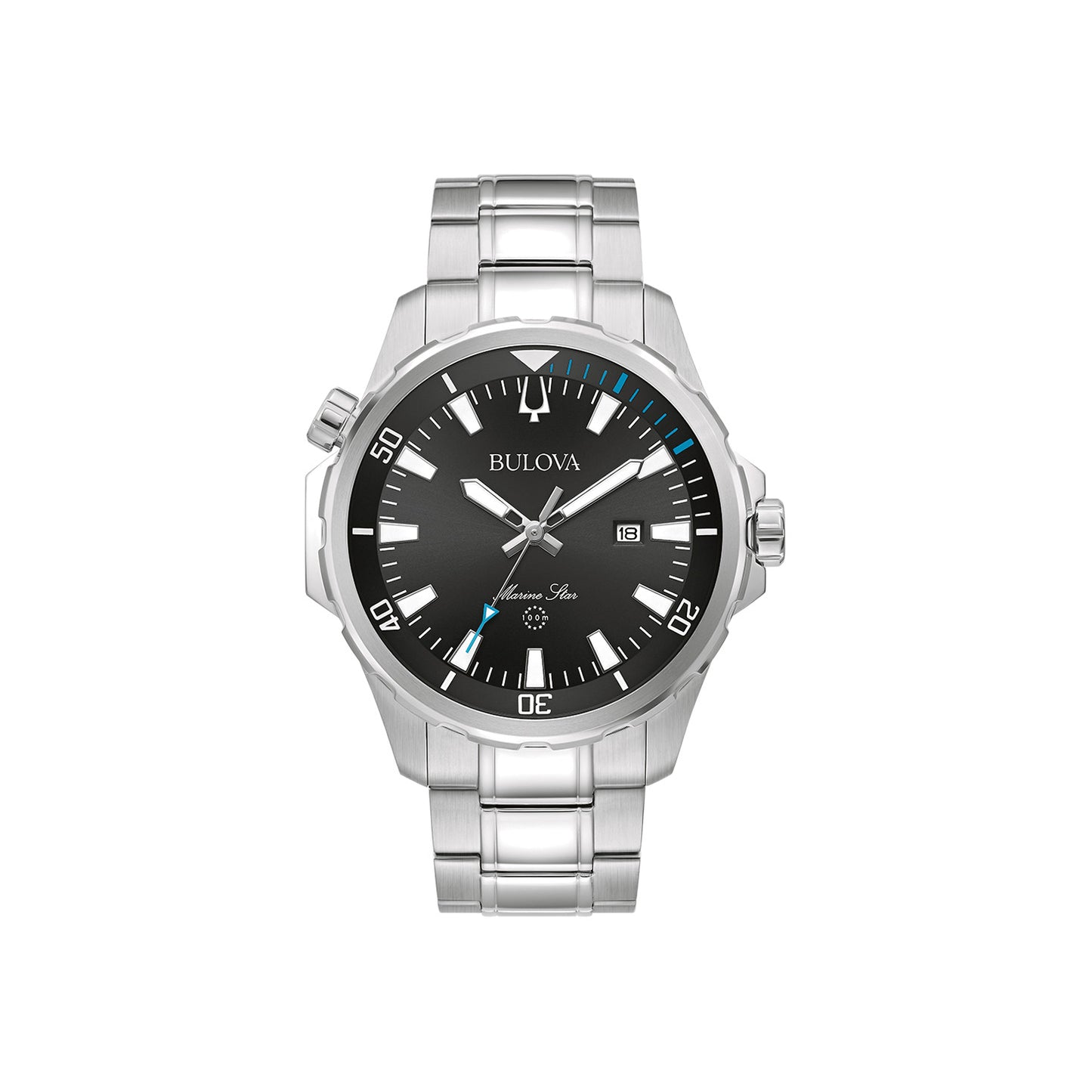 Bulova Marine Gnts Quartz Brlt SSWP WR100