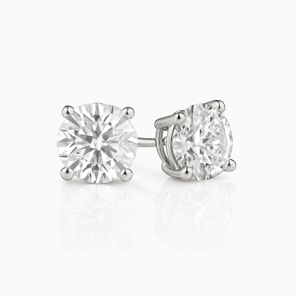 9ct Gold Diamond Studs
