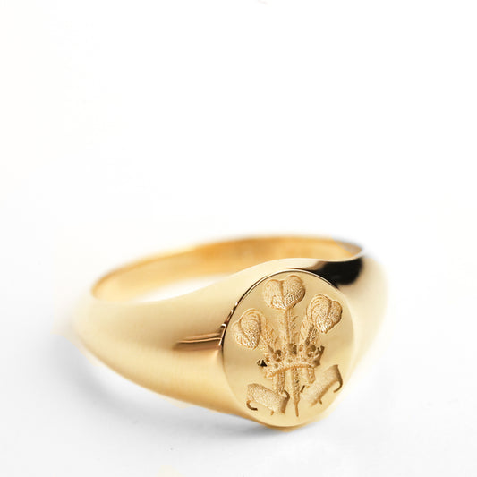 Custom Signet Ring 9ct Gold