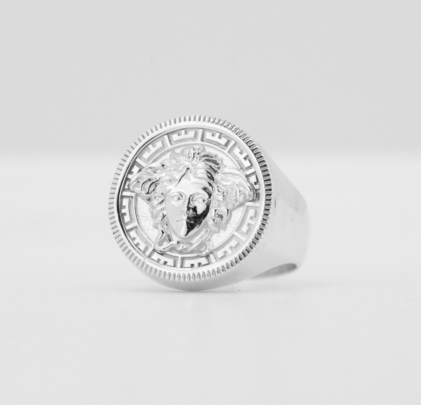 Sterling Silver Medusa Ring