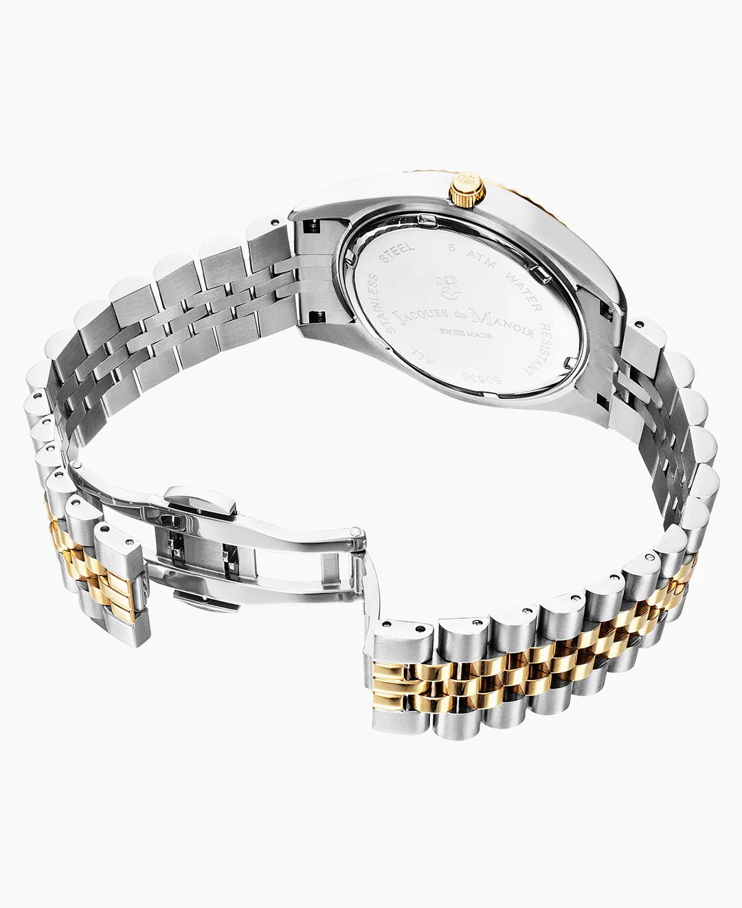 Inspiration Business Two Tone Golden Champagne Dial 40mm