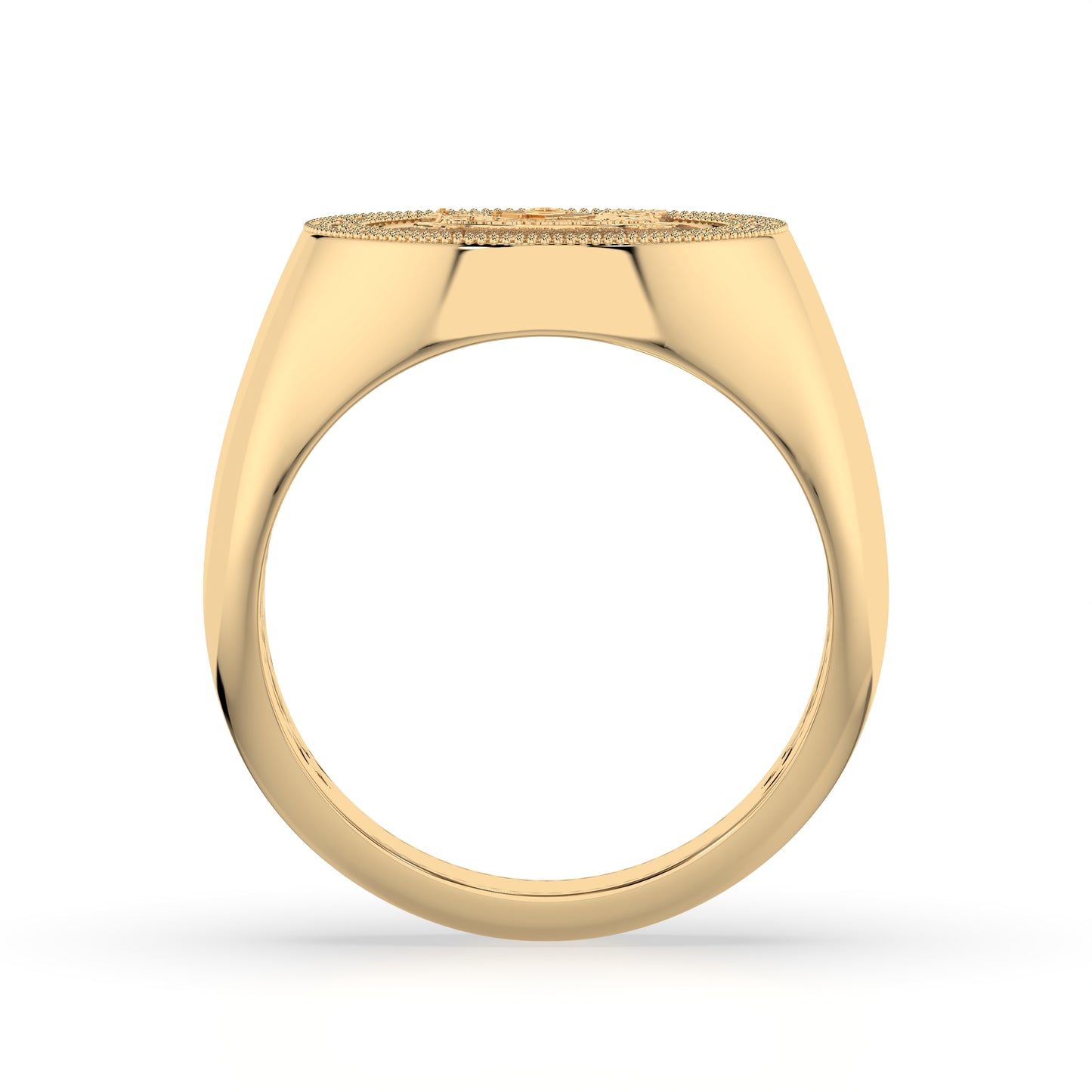 9ct Hawaii Coat of Arms Ring with Natural Diamonds