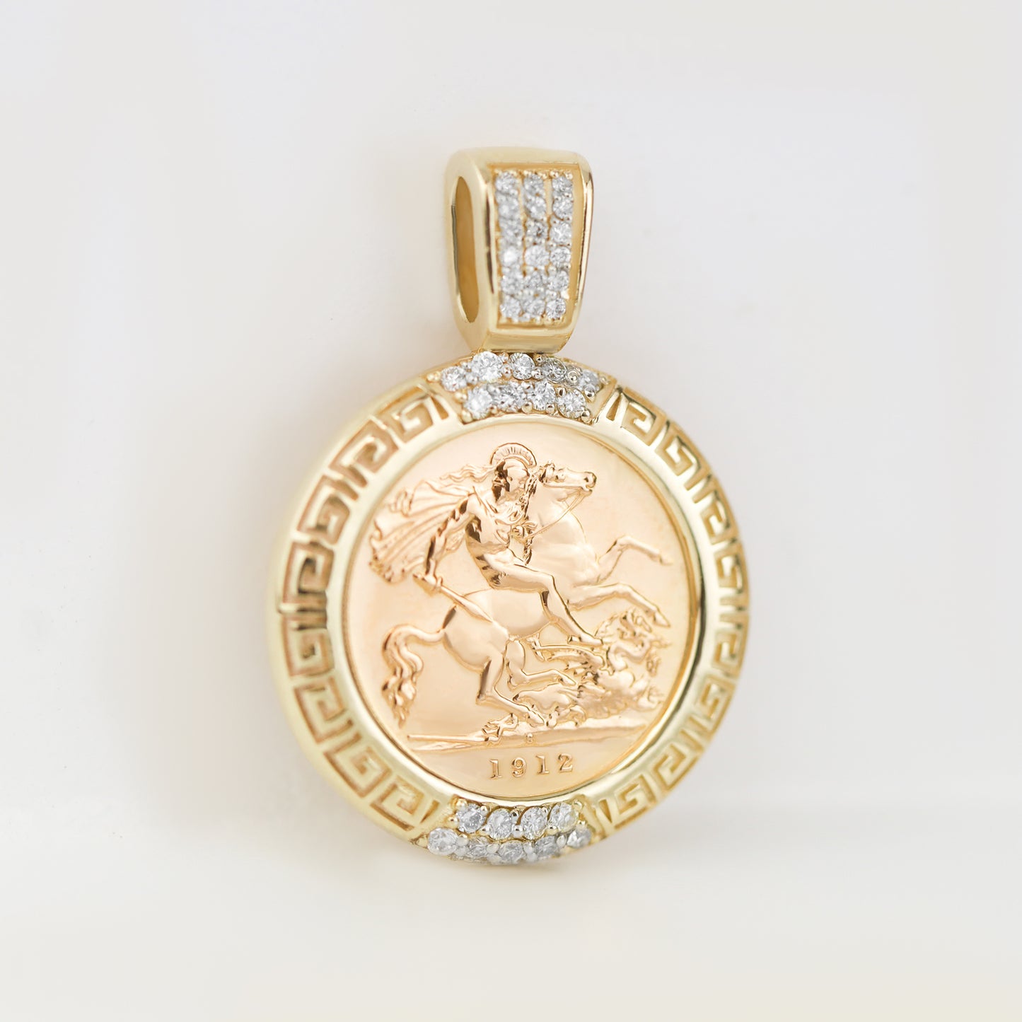 Greek Key Diamond Odyssey Pendant
