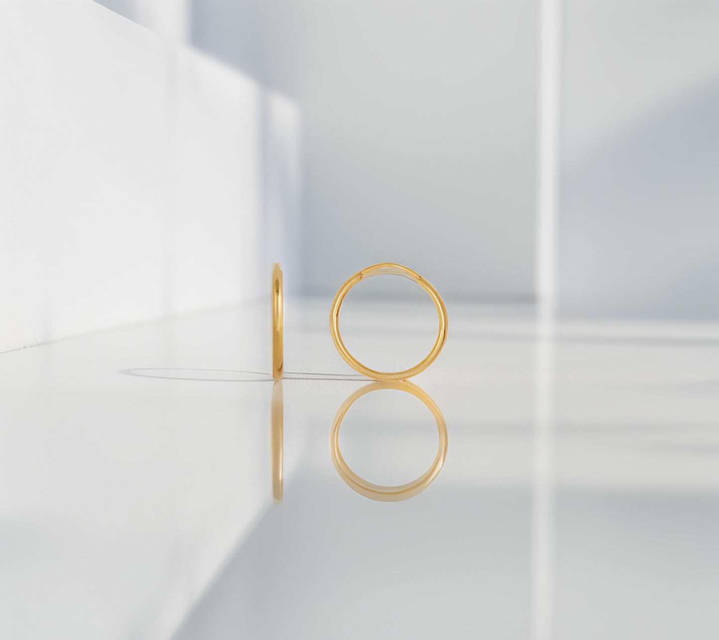 9ct Classic Gold Sleeper Earrings