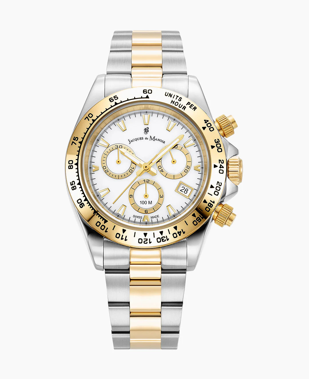 Phoenix Chrono Two Tone Polar White Dial
