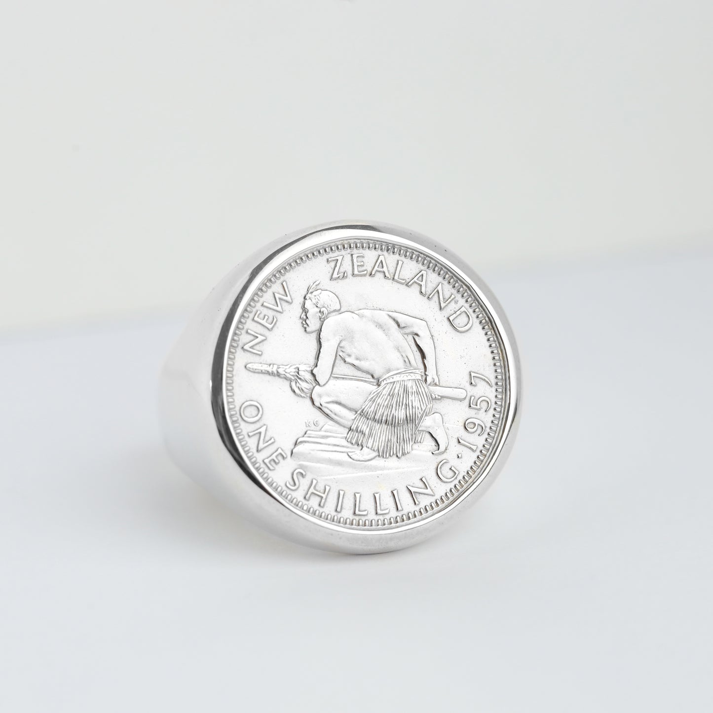 Shilling Modern Rub-over Style Ring