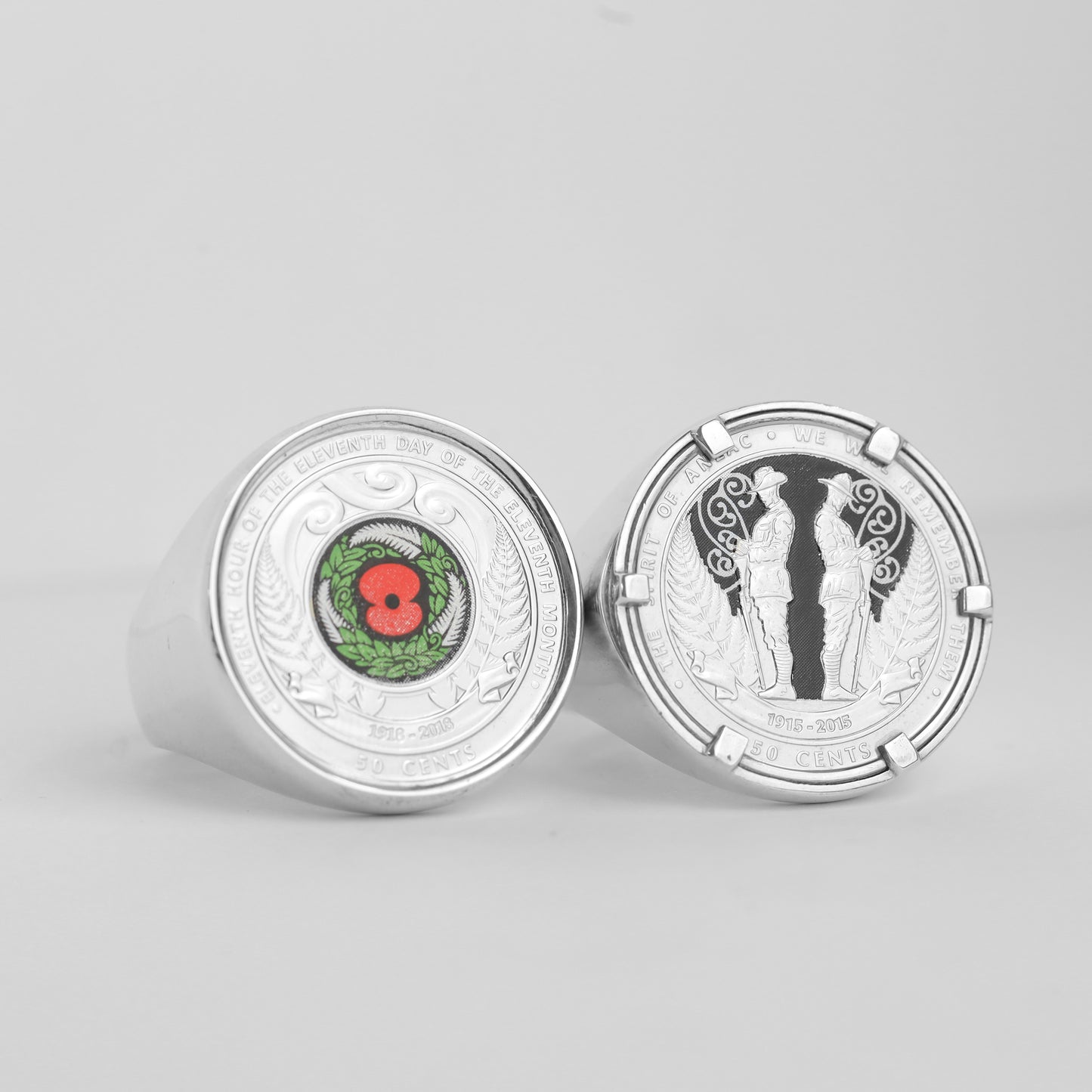 Sterling Silver Anzac Ring Claw Setting