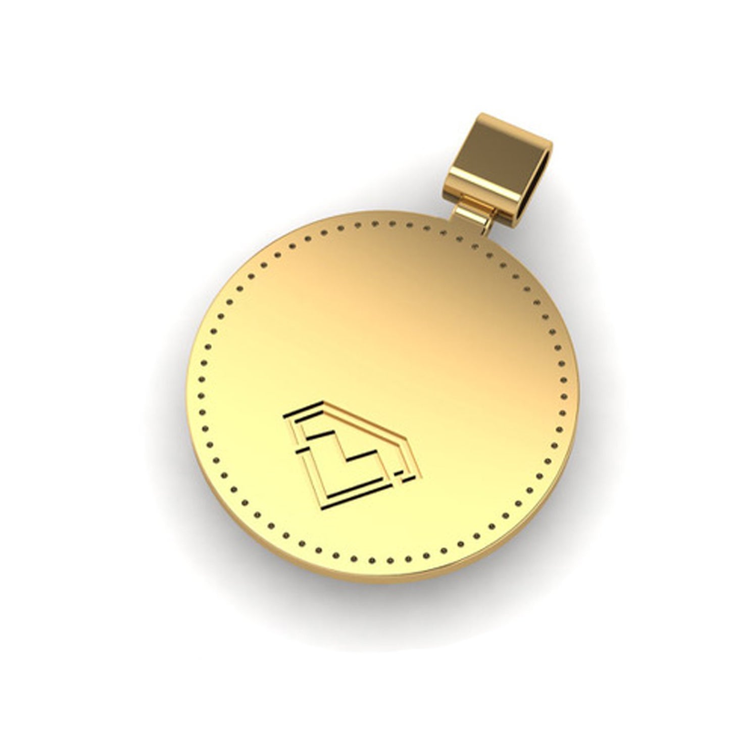 9ct Tongan Greekkey Pendant with Natural Diamonds