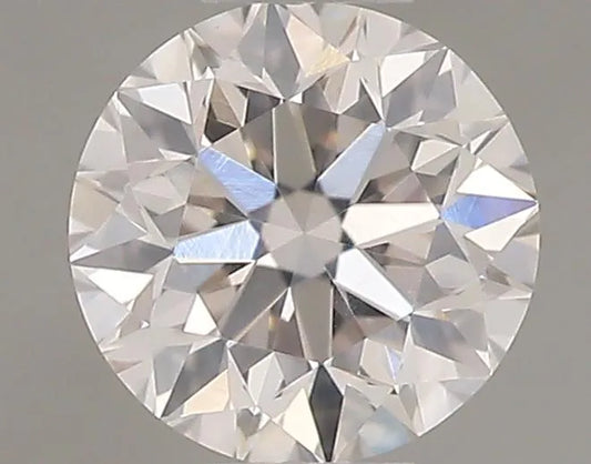 0.30ct Round Natural Diamond (Faint Pinkish Brown, Clarity SI1, Cut VG, GIA)