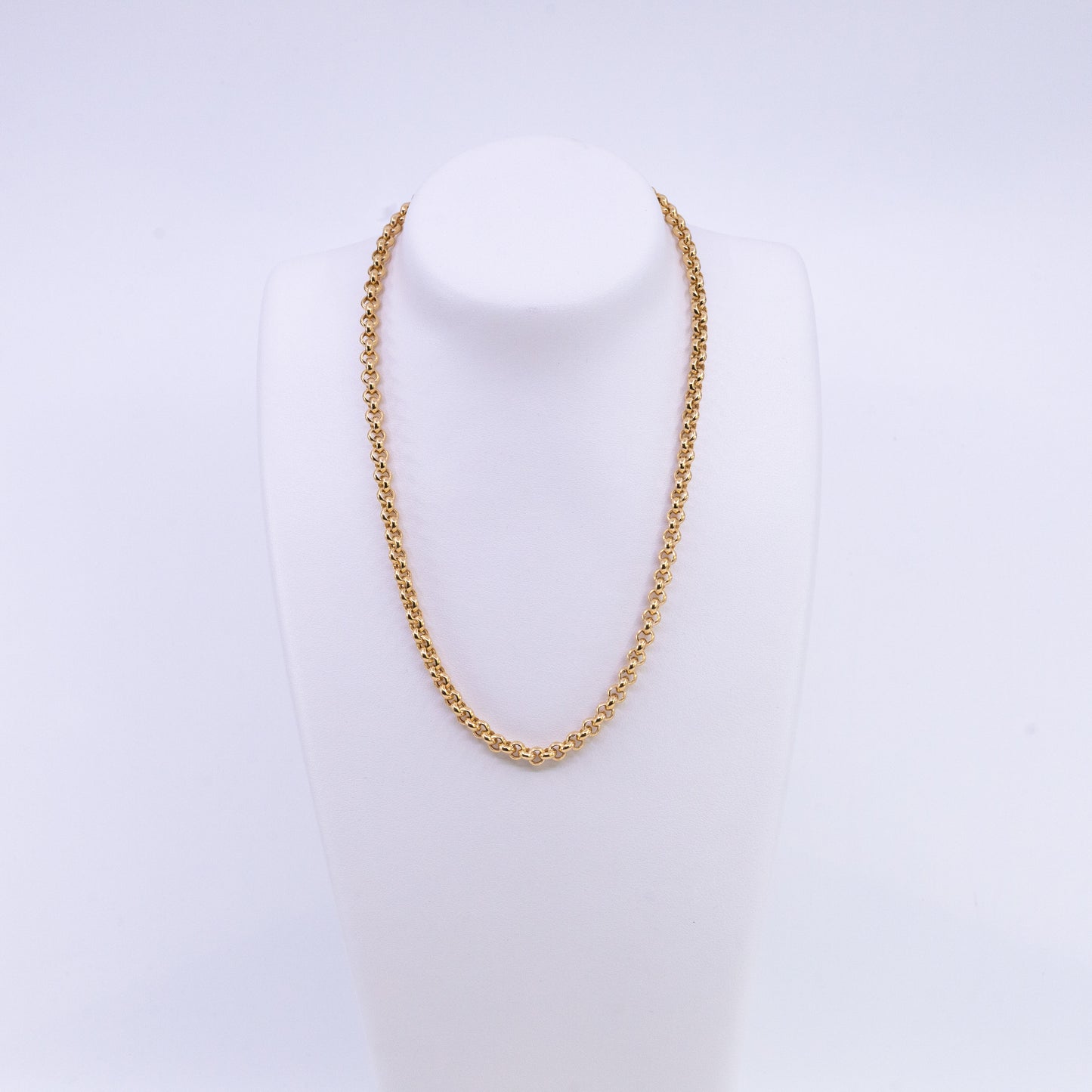 9ct Gold Hollow Classic Chain - 5.3mm - 45cm