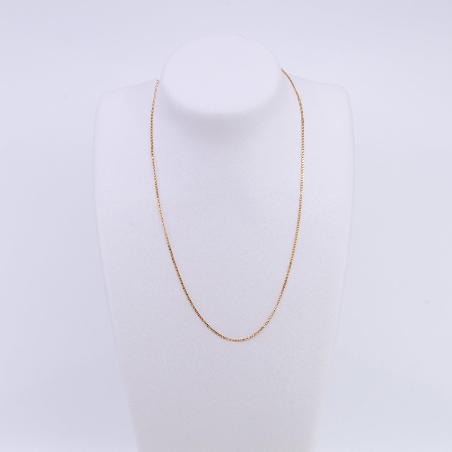 9ct Gold Curb Chain 46cm