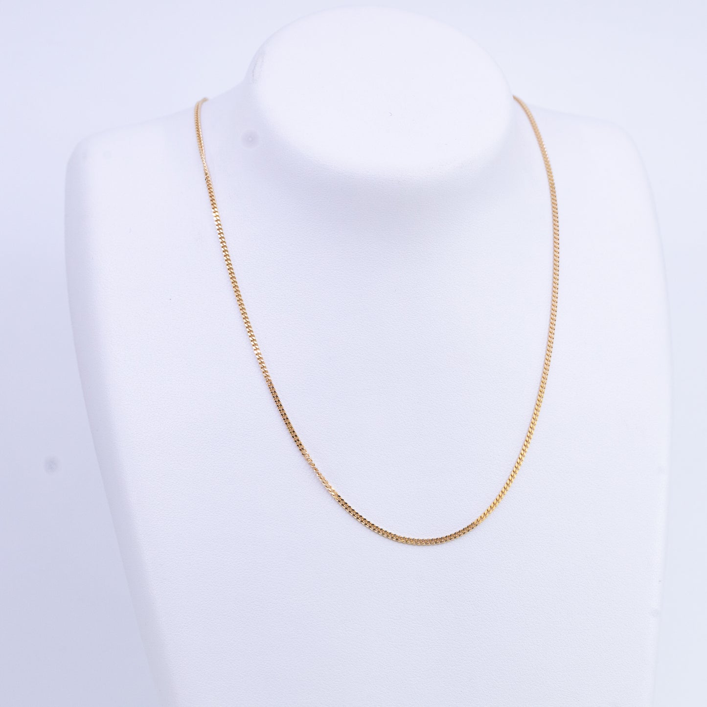 9ct Gold Curb Chain 46cm