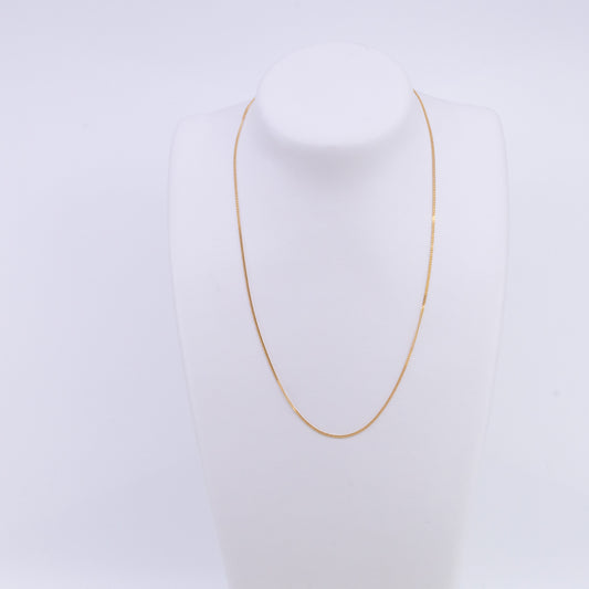 9ct Gold Curb Chain 60cm