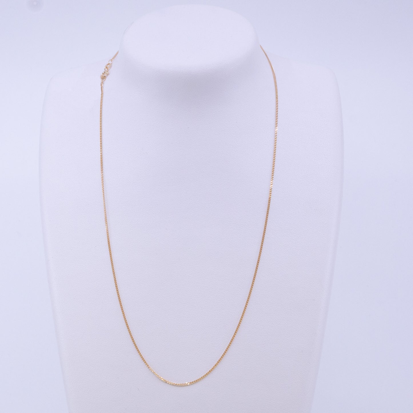 9ct 51cm Yellow Gold Curb Link Chain 34 Gauge