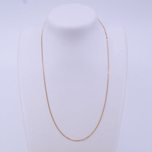 9ct 51cm Yellow Gold Curb Link Chain 40 Gauge