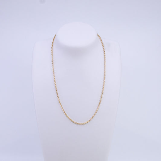 9ct Yellow Gold Italian Belcher Chain 3.2mmn
