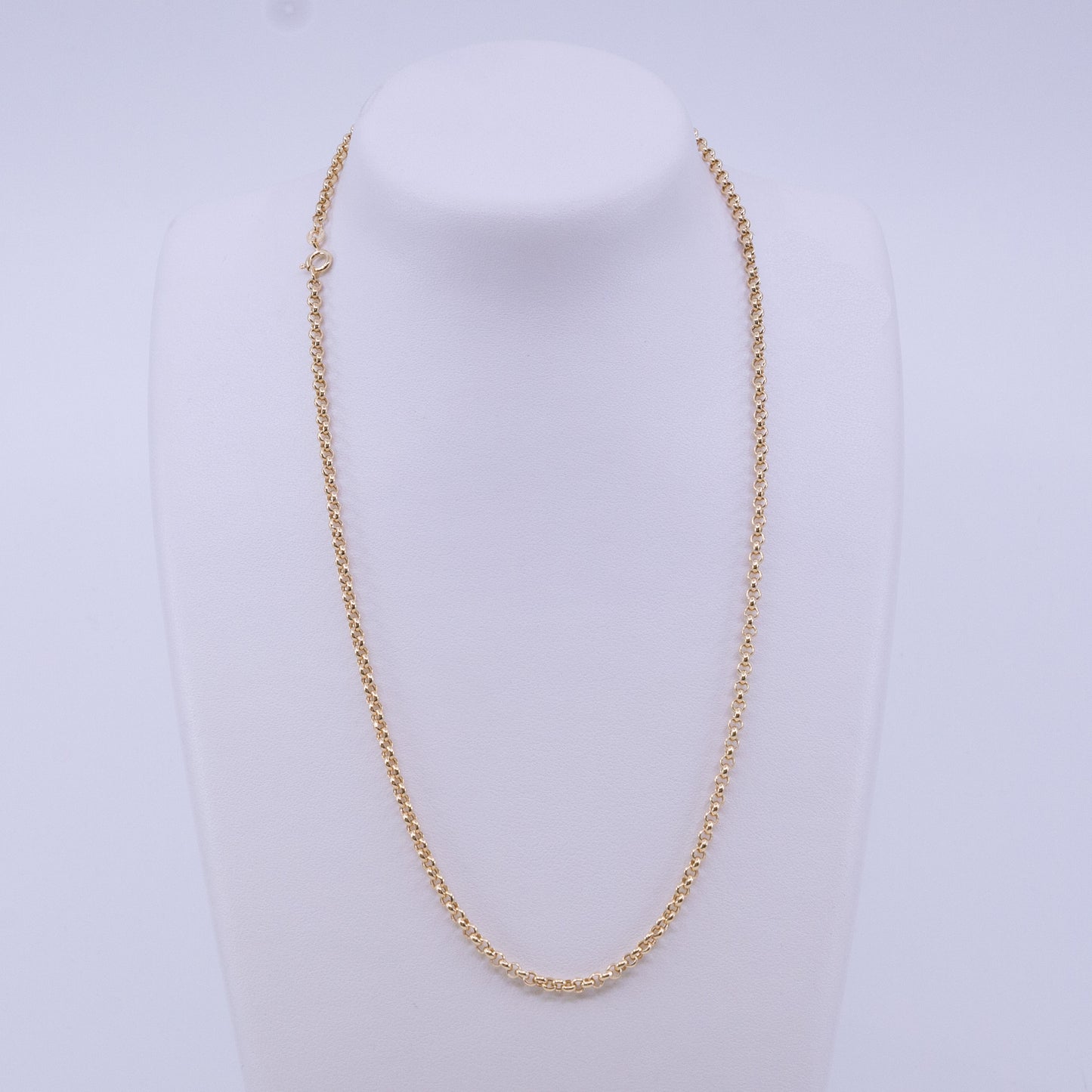 9ct Yellow Gold Italian Belcher Chain 3.2mm