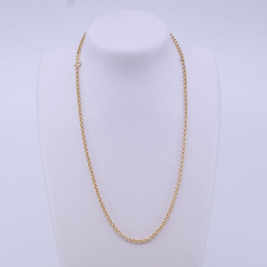 9ct Yellow Gold Italian Belcher Chain 3.2mm