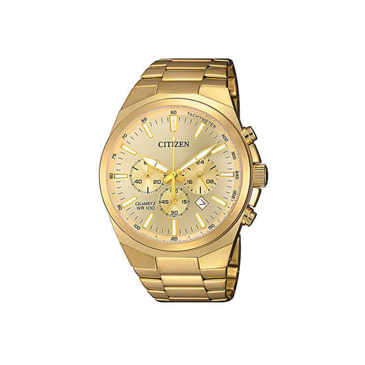 Citizen Men's Classic Gold-Tone Chronograph Watch