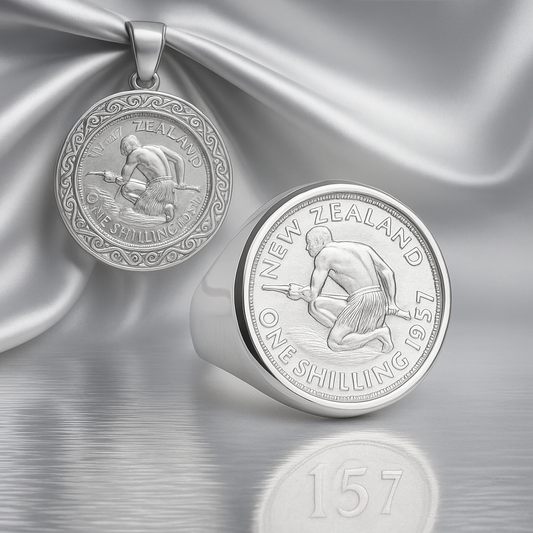 Sterling Silver Maori Shilling Combo