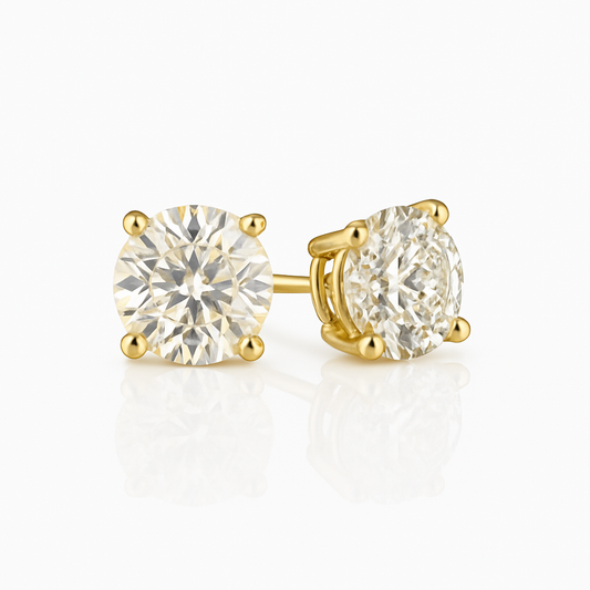 9ct Gold Diamond Studs