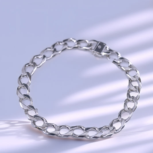 Sterling Silver Curb Link Bracelet