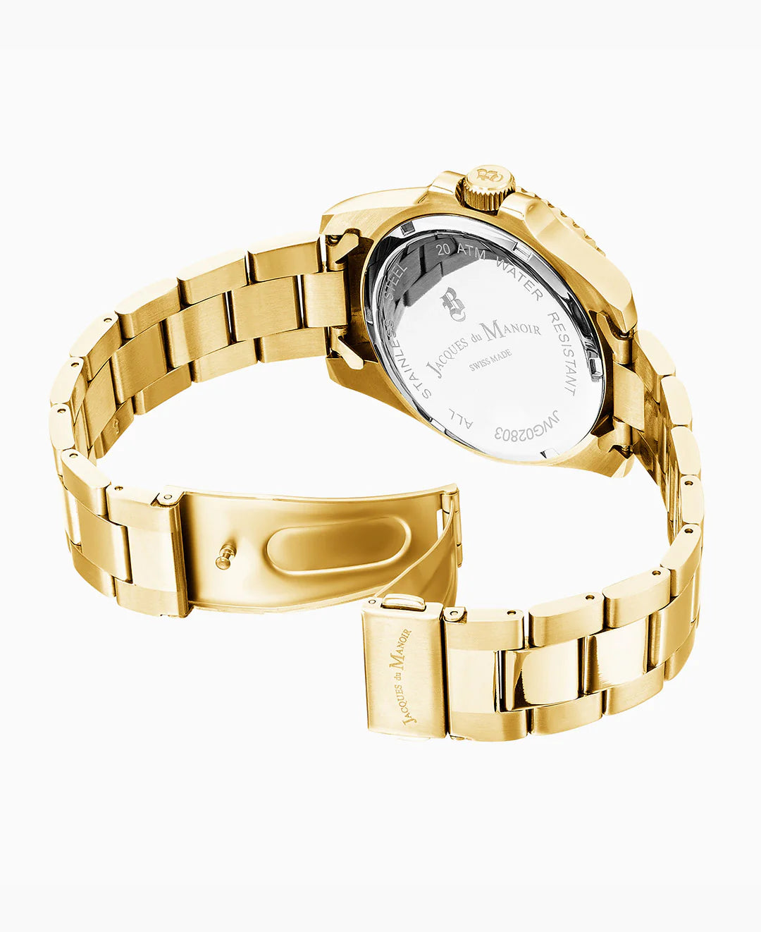 PRO SCUBA 43 Three-hands Date Gold-tone Black dial
