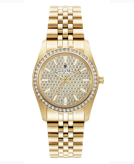 JACQUES DU MANOIR -Marry Jane Ice out Dial Gold