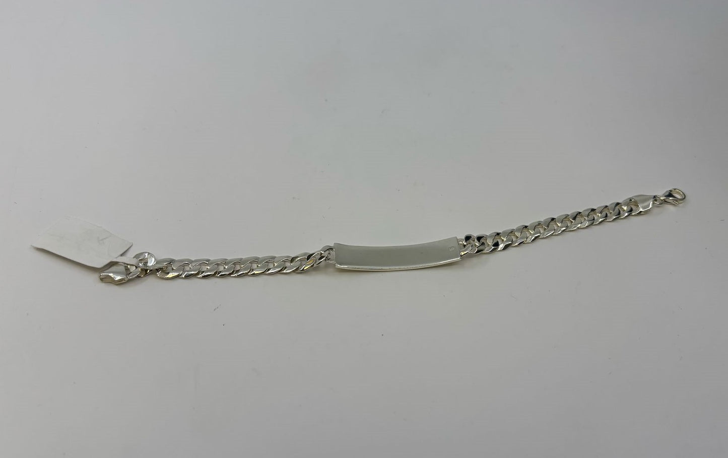 Sterling Silver ID Bracelet 19cm x 7mm