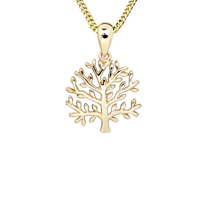 9ct Yellow Gold Tree of Life Pendant