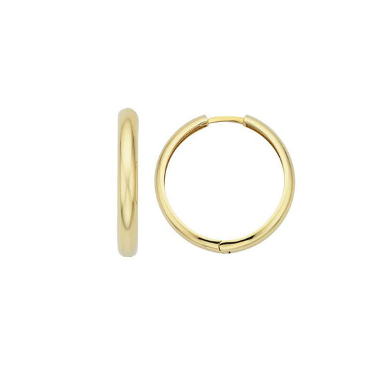 9ct Yellow Gold Hoop Earring