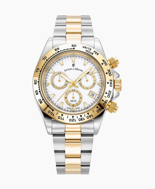 Phoenix Chrono Two Tone Polar White Dial