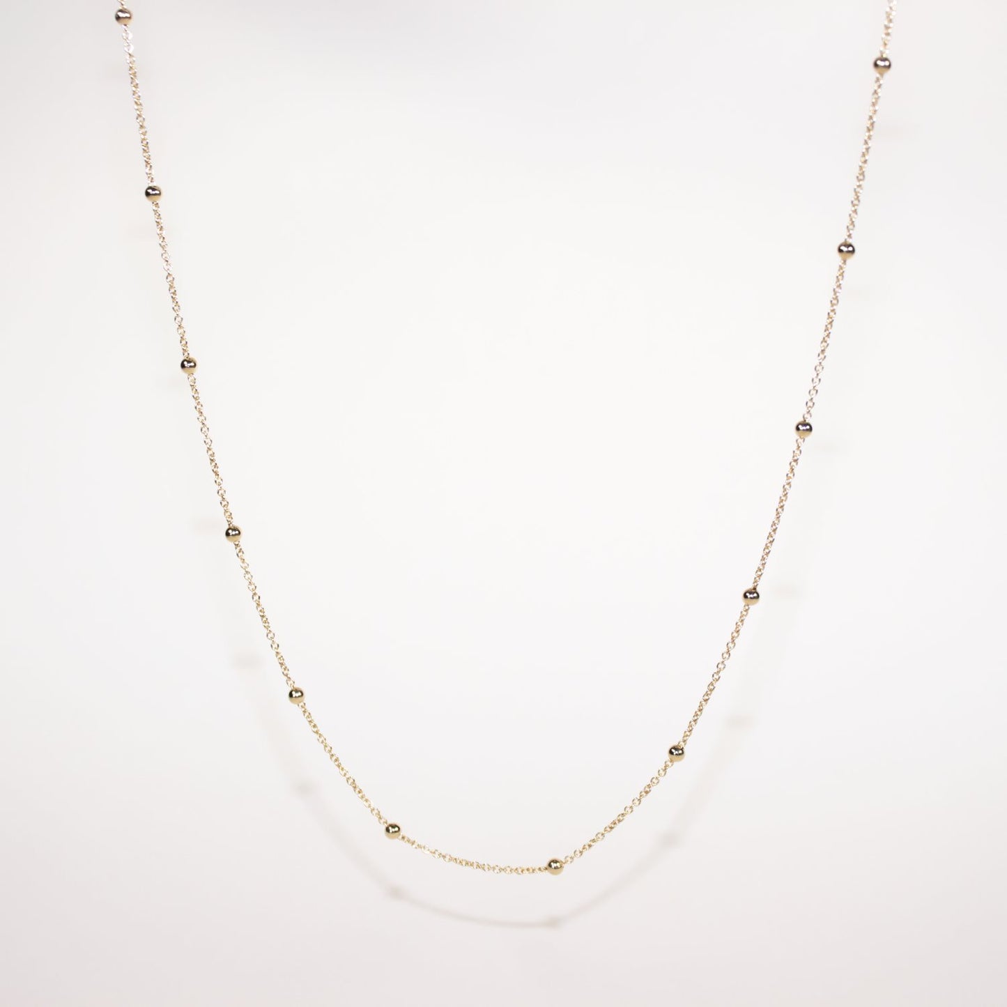 9ct Station Chain Necklace