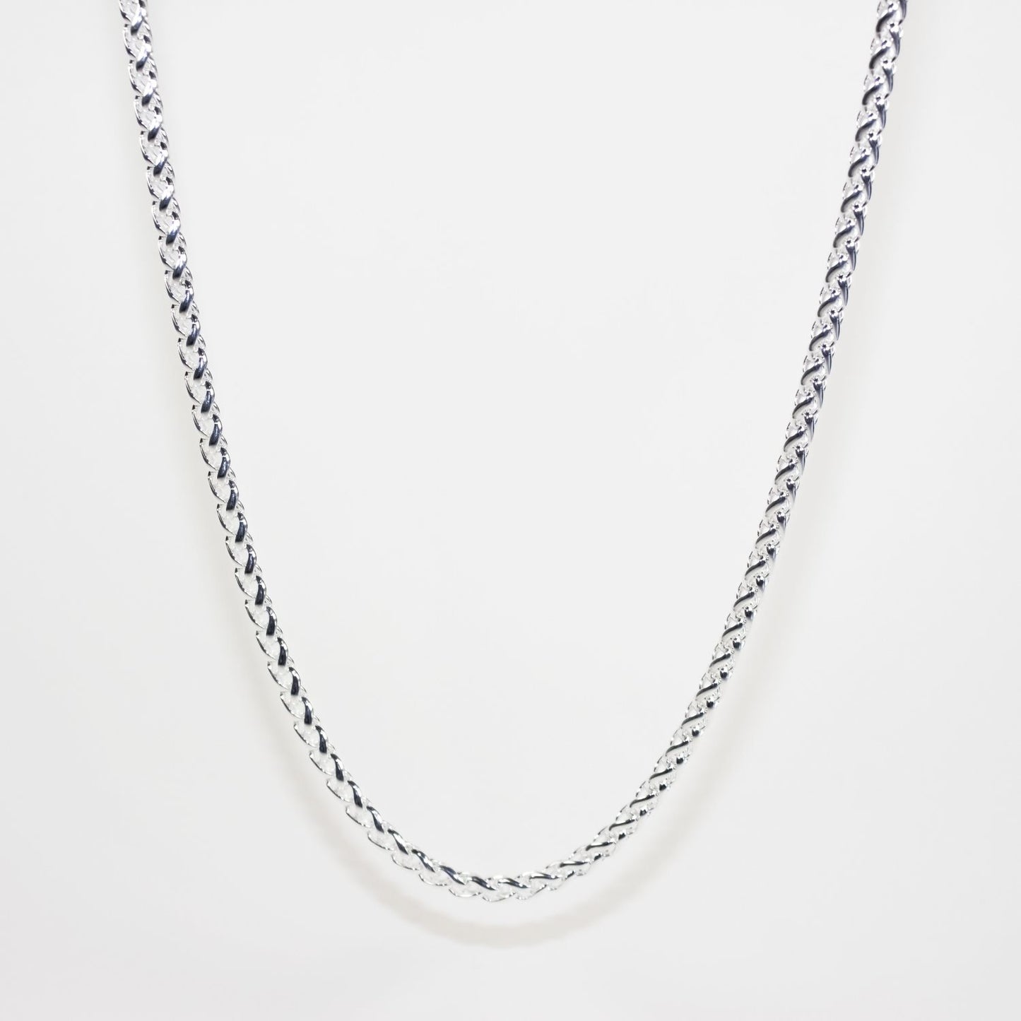 Sterling Silver Wheat Chain 4mm