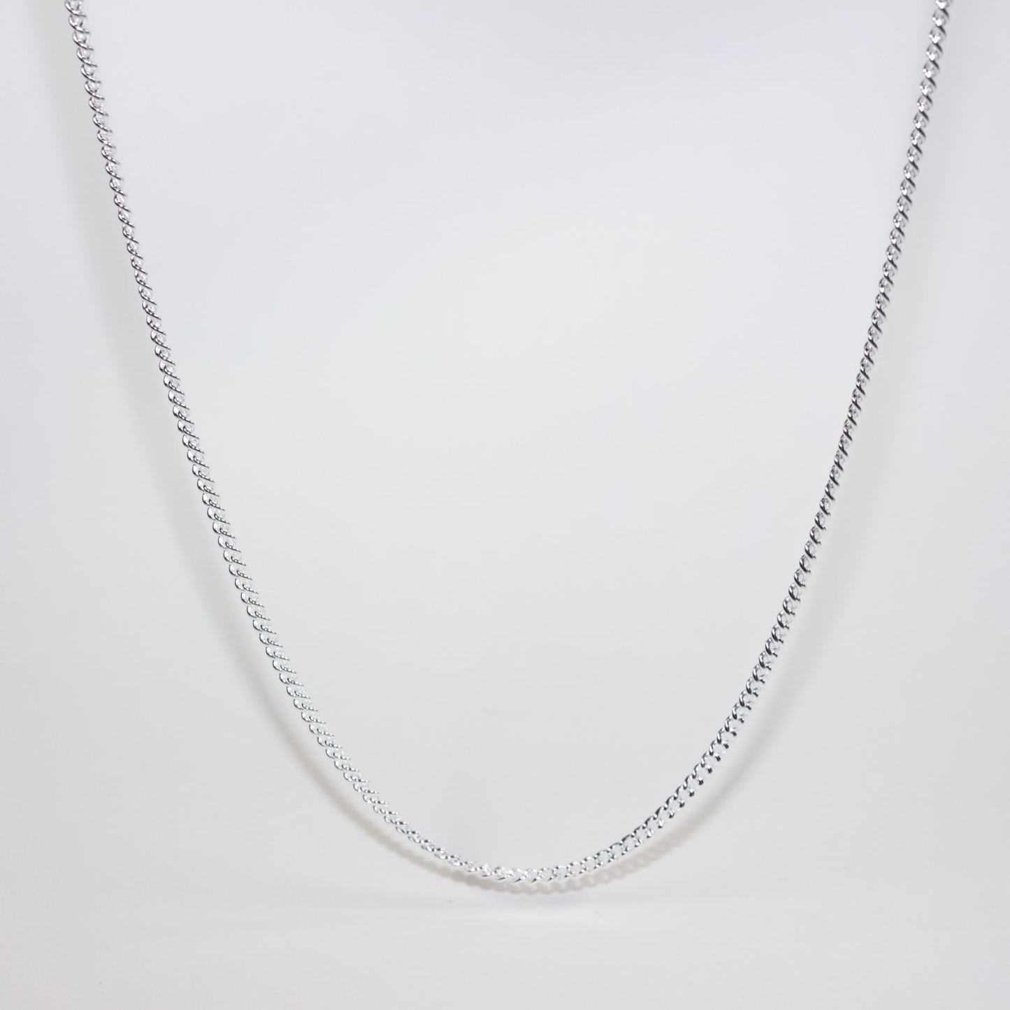 Sterling Silver Plain Curb Link Chain 2.7mm