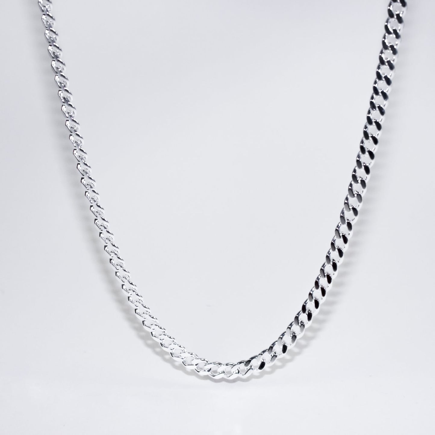 Sterling Silver Diamond Cut Curb Link Chain 5.5mm