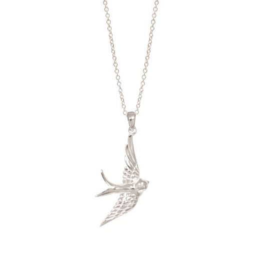 Sterling Silver Bird Pendant