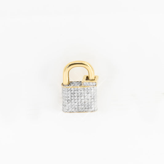 9ct Fully Iced Out Padlock