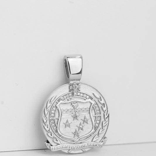 Sterling Silver Samoan Pendant Cutout